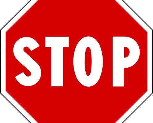 stop aanmaningen